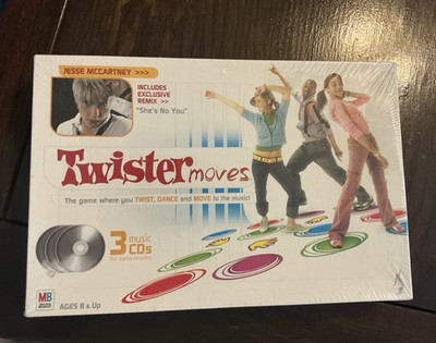Milton Bradley Twister Moves Music Skill & Action Game w/ 3 Music CDs, Age 8+
