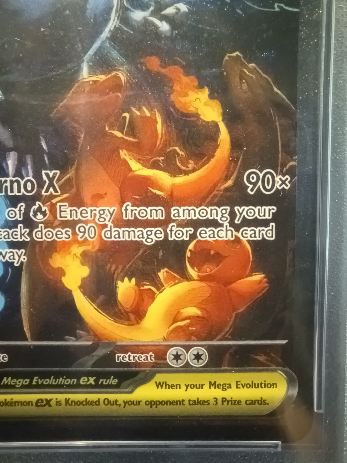 Mega Charizard x EX 125/094 Phantasmal Flames PSA 10 view 5