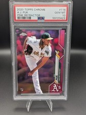 2020 Topps Chrome AJ Puk Pink Rookie Refractor. PSA 10!🔥🔥🔥