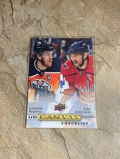 2019-20 Upper Deck Series 1 Hockey - Alex Ovechkin/Connor McDavid UD Canvas