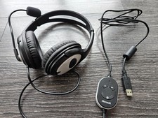 Microsoft Lifechat LX-3000 Headset Wired USB-A Mic Volume Control Tested Working