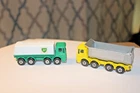 Matchbox  Lesney No. 32 and 52  "ergonomic cab' leyland tanker and dump - mint