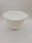 Vintage Pyrex Hamilton Beach Ribbed Milk Glass Small Mixing Bowl/ Pour Spout