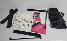 Mah jongg Complete 166pc Set With Racks, Dice, Carry Bags, 2015-18 Hands & Rules