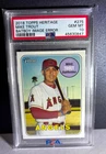 2018 TOPPS HERITAGE #275 MIKE TROUT BAT BOY IMAGE ERROR GEM MINT PSA 10 SSP RARE