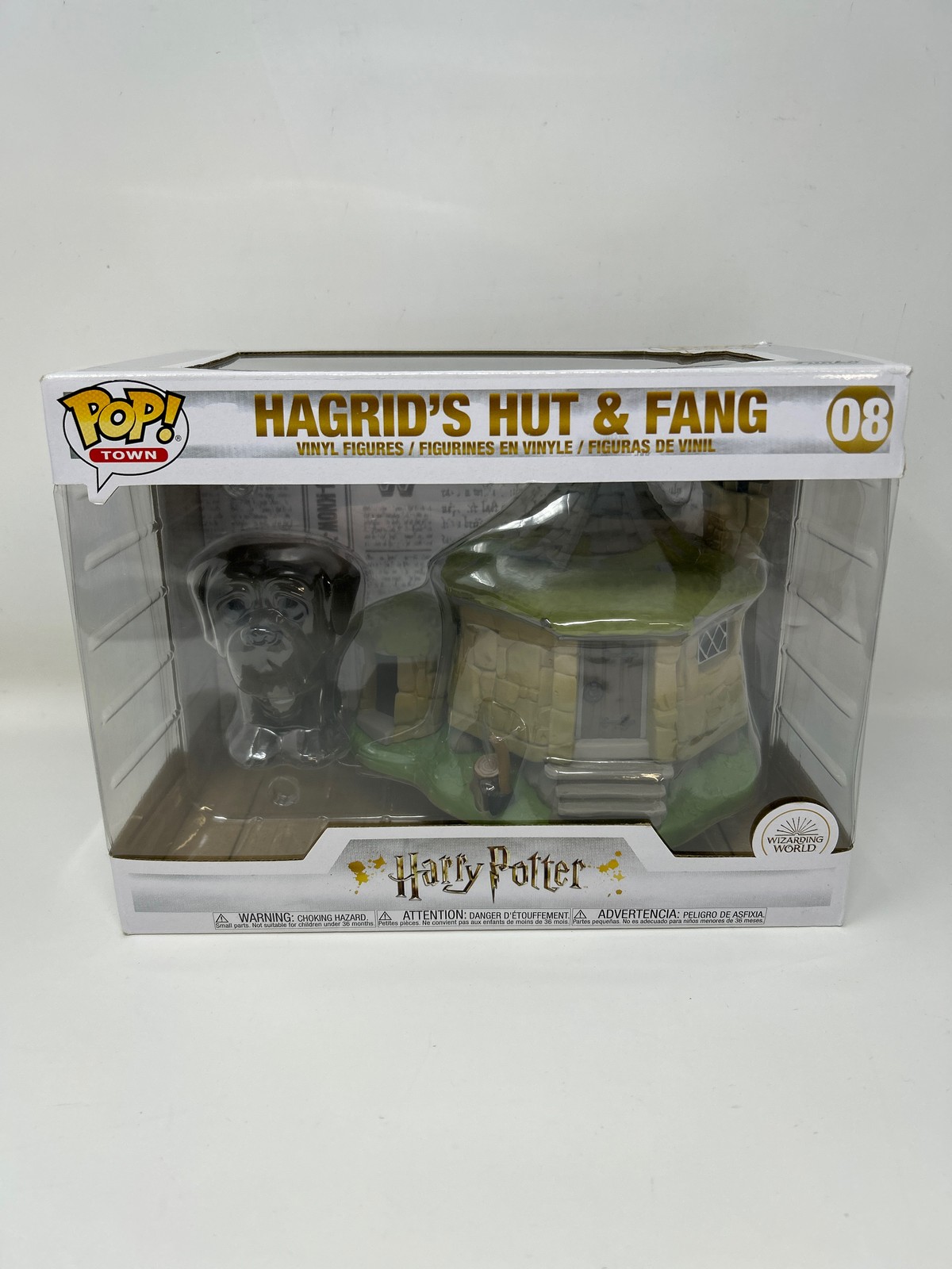 Funko Pop! Harry Potter Hagrid'S Hut With Fang #8 Vinyl Figure Damaged Box
