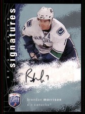 2008-09 Upper Deck Signature Sensations Brendan Morrison Auto Anaheim Ducks