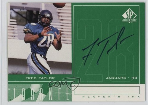 Fred Taylor #FT 1998 SP Authentic Player's Ink card