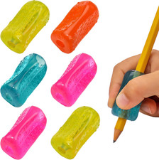 The Pencil Grip Bumpy Grip - Neon Ergonomic Writing Aid, 6-Pack, Doctor-Designed