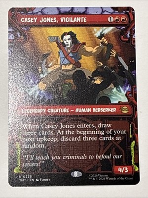 Casey Jones Vigilante (0235) (Showcase) Teenage Mutant Ninja Turtles Foil NM