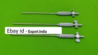 Verres Needle 12cm 14cm & 16cm Laparoscopic Endoscopy Surgical Instruments 3 Pcs