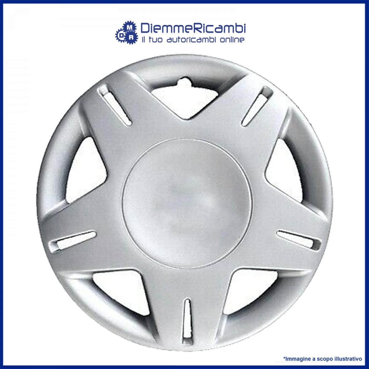 SERIE 4 BORCHIE - Copricerchi Coppe Ruota 14'' Per Renault Clio 98-12, Tipo B, Prodotto In Italia Con Qualità ISO 9001