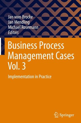 Jan Vom Brocke (u. a.) | Business Process Management Cases Vol. 3 | Buch (2025)