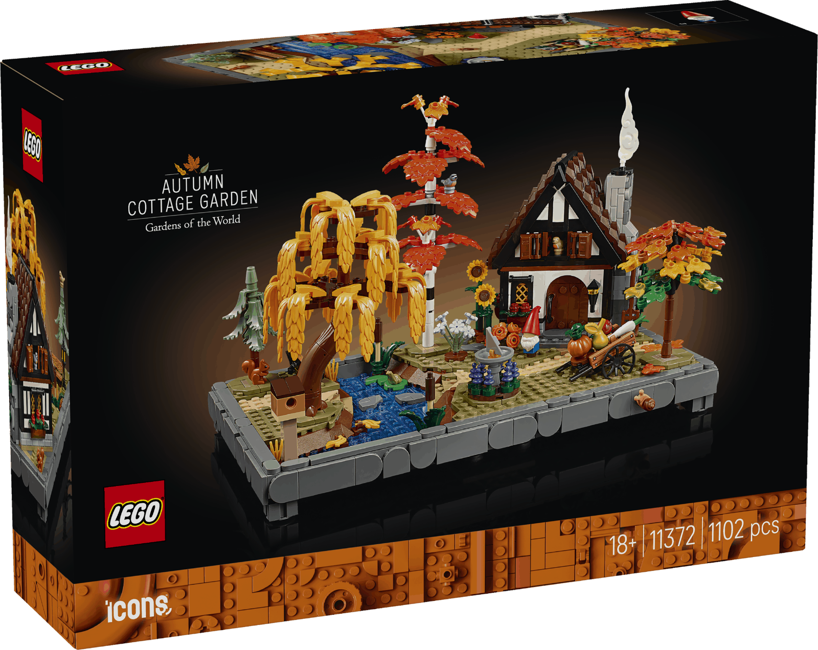 Lego Icons Autumn Cottage Garden Model Kit For Adults 11372 - Tbc - Image 5