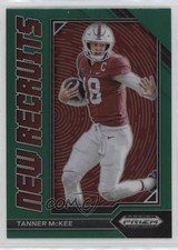 2023 Panini Prizm Draft Picks New Recruits Green Prizm Tanner McKee #NR-9 17bs