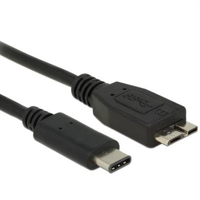 Delock Kabel USB 3.1 USB Type-C  Stecker>USB Typ Micro-B Stecker 0,5m schwarz