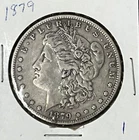 1879 Morgan Silver Dollar - 90% Silver - Very Nice US Coin