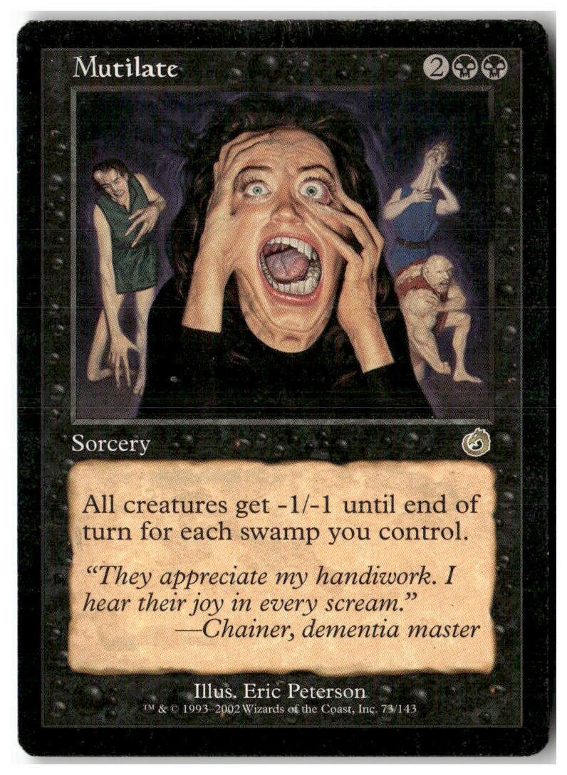 MTG Mutilate - Torment Heavily Played English