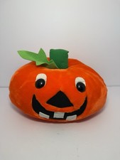 1991 American Wego Vintage Stuffed Plush Pumpkin Halloween