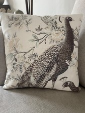 Laura Ashley Belvedere soft Truffle Cushion  cover 14” square,