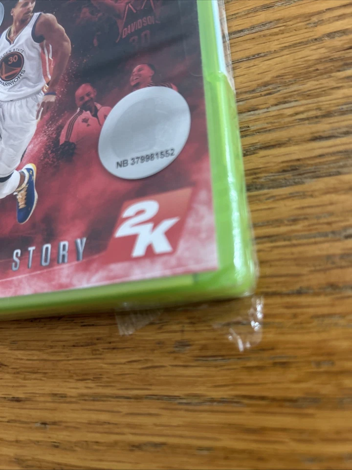NBA 2K16 Microsoft Xbox 360 Basketball Video Game Sealed Small Tear Shrink Wrap - Image 2 of 4
