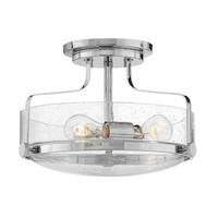 Deckenleuchte Deckenlampe E27 Rund D: 36,6 Cm Chrom Metall Glas Bad KüChe Flur