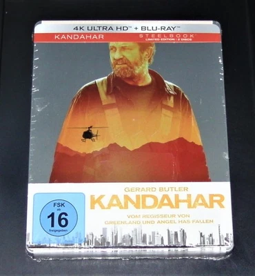 KANDAHAR MIT GERARD BUTLER LIMITIERTE STEELBOOK 4K BLU RAY+ BLU RAY NEU & OVP - Bild 1 von 4