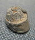 Dug Civil War Nipple Protector made from Bullet from Corinth