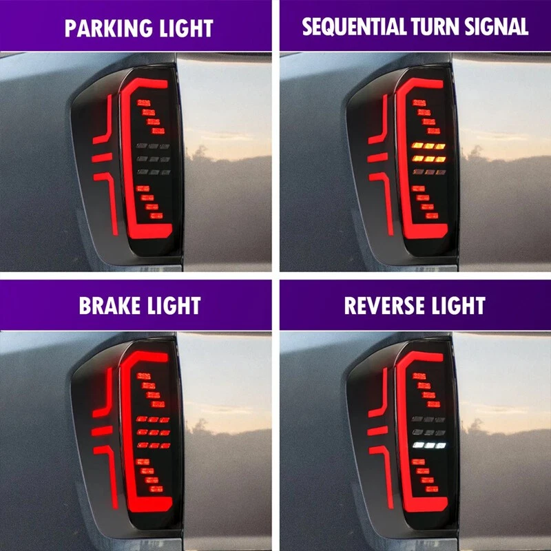 Luces traseras LED secuenciales izquierda derecha para Nissan Navara NP300 D23 2015-2023 Foto 2 de 4