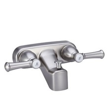 DF-SA110L-SN RV Tub Shower Faucet Valve Diverter with Brushed Satin Nickel
