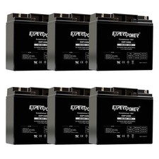 6 packs: 12V 20AH SLA AGM Rechargeable Batteries