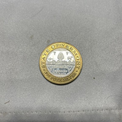 1994 Foxwoods Casino Silver Coin 2/3 Of A Troy Ounce Of .999 Pure