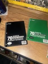 Wide Ruled Spiral Notebooks-24 Pack-70 Sheets-1 Subject Notebook-School Pads