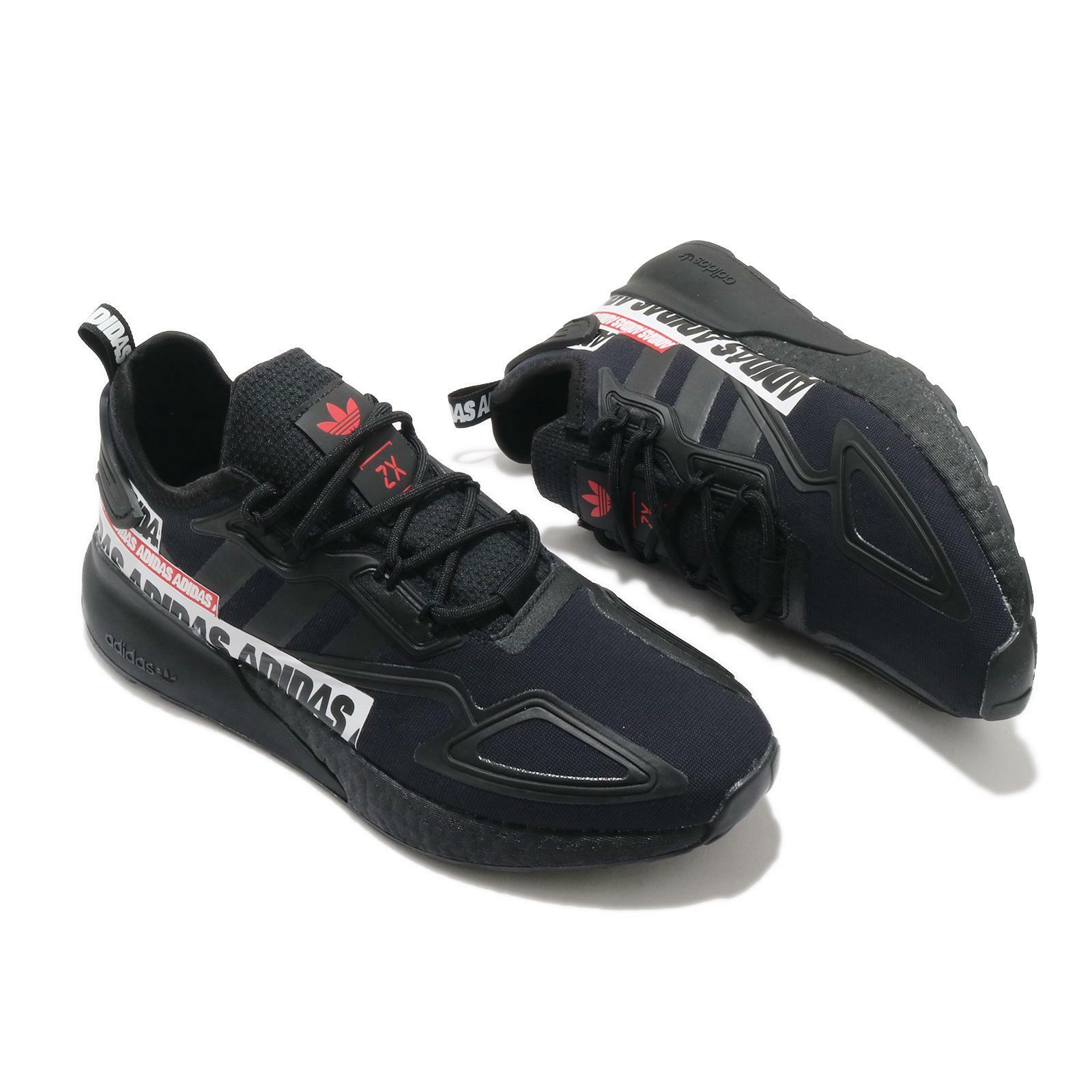 adidas ZX 2K Boost Black White Red Men Casual Lifestyle Sneakers Shoes  FX7038 - Shopping.com