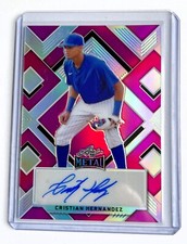 2022 Leaf CHRISTIAN HERNANDEZ #BA-CH2 Metal 3/5 Refractor