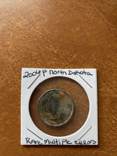 2006 P North Dakota Quarter Rare Errors