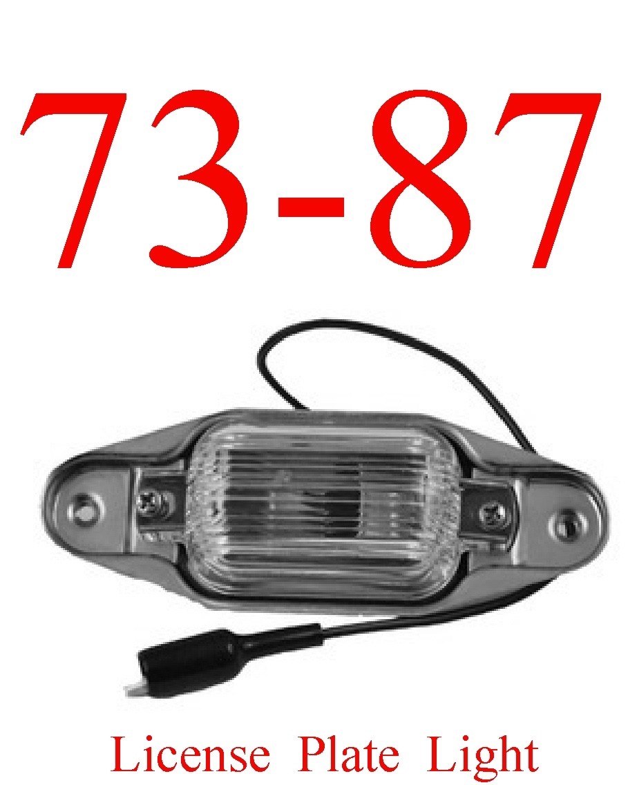 73 87 Chevy License Plate Light GMC C/K Truck Suburban Blazer Jimmy