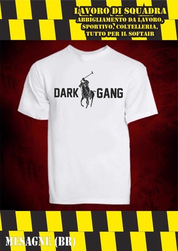 T-Shirt - DARK POLO GANG - ESKERE BUFU 777 SFERA EBBASTA NO CD RAP HIP HOP  TRAP | eBay
