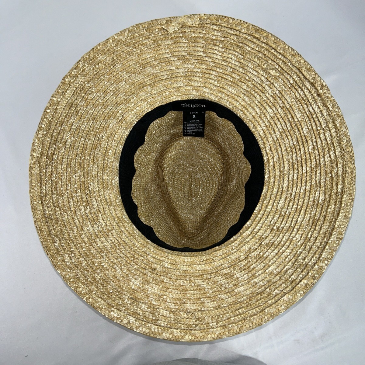 Brixton Joanna Straw Rancher Hat Size Small 7 (56 cm  display picture 1