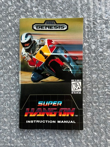 Super Hang-On ESRB Variant Sega Genesis (Mega Drive) Re-Release CIB! - Picture 14 of 20