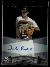 2014 Bowman Platinum #AP-DR Daniel Robertson Prospect Autographs Black 05/10