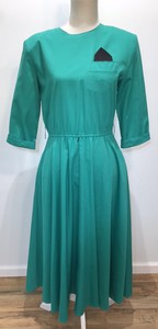 green a line midi dress