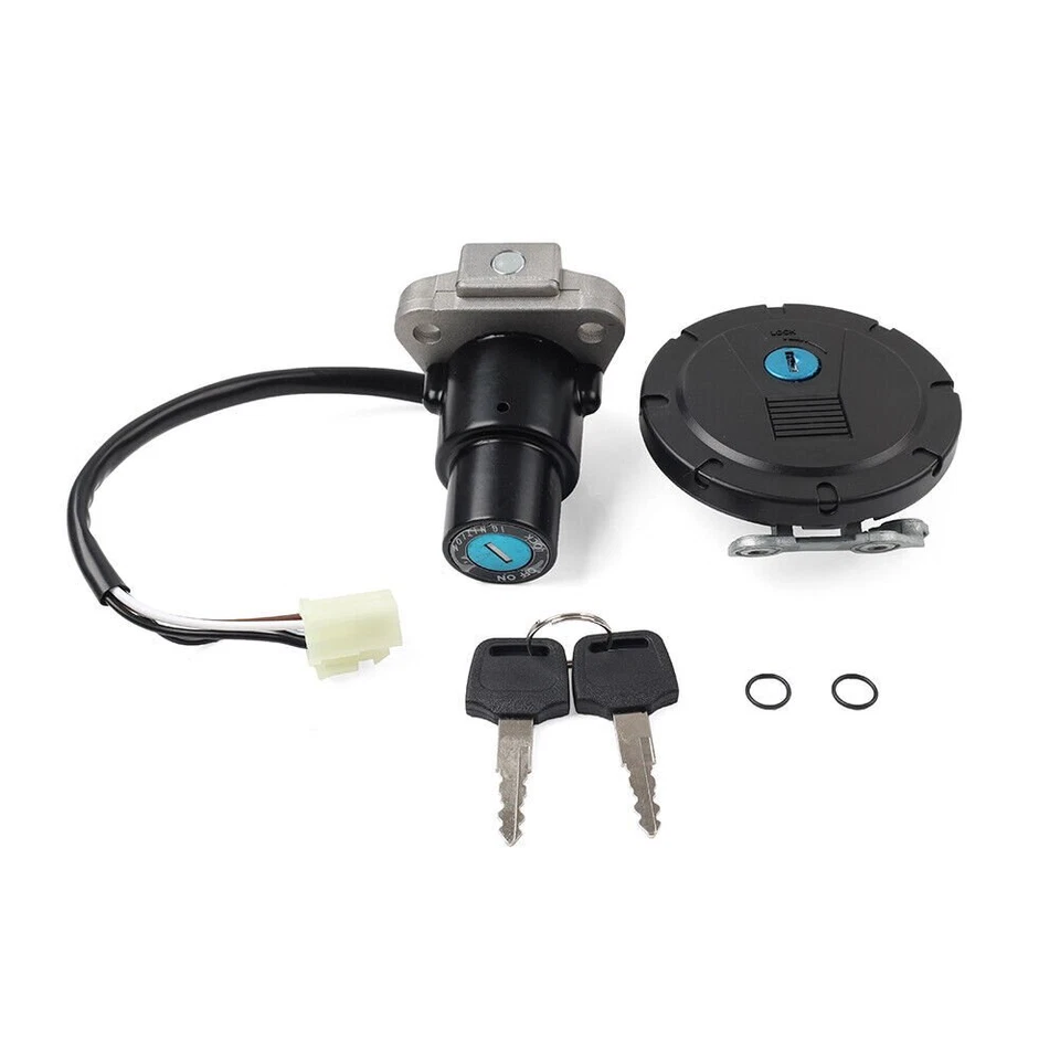For Kawasaki KLR650 2008-2018 Igntiton Swtich Fuel Gas Cap Lock Key Set US Stock - Image 4 of 4