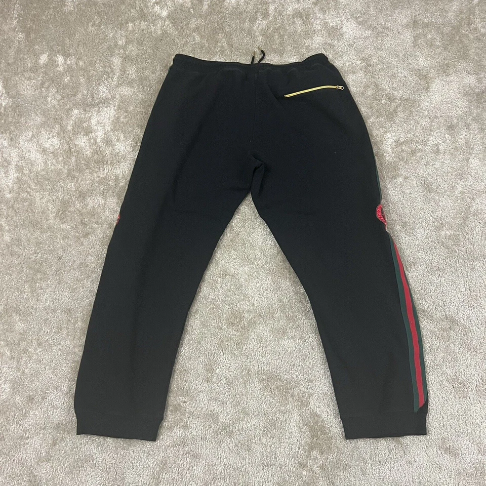 RockSmith Para Hombres Talla 5XL Verde Rojo Negro Algodón Elástico Tobillo Joggers Ropa de Calle Foto 3 de 4