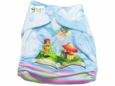 VBaby Fabric Waterproof Adjustable Reusable Cloth Diaper With 1 Cotton Insert