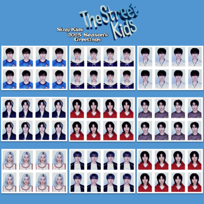 Kpop STRAY KIDS THE STREET KIDS School ID PHOTO Uniform ID Photo