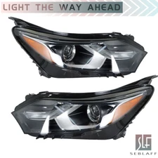 Headlights For 2018-2021 Chevy Equinox LT HID/Xenon w/ LED DRL Raplacemet RH+LH