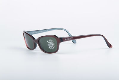 Rare Vintage Vuarnet Sunglasses 606 Purple PX3000 Mineral Gray Lens