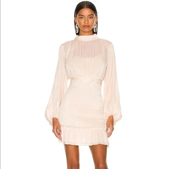 Line & Dot Revolve Rianne Mini Dress - Peach size S | eBay