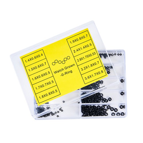 500pcs Waterproof Rubber Mini O-ring Kit 1.4mm-3.6mm Gasket for Watch Crown - Picture 9 of 12
